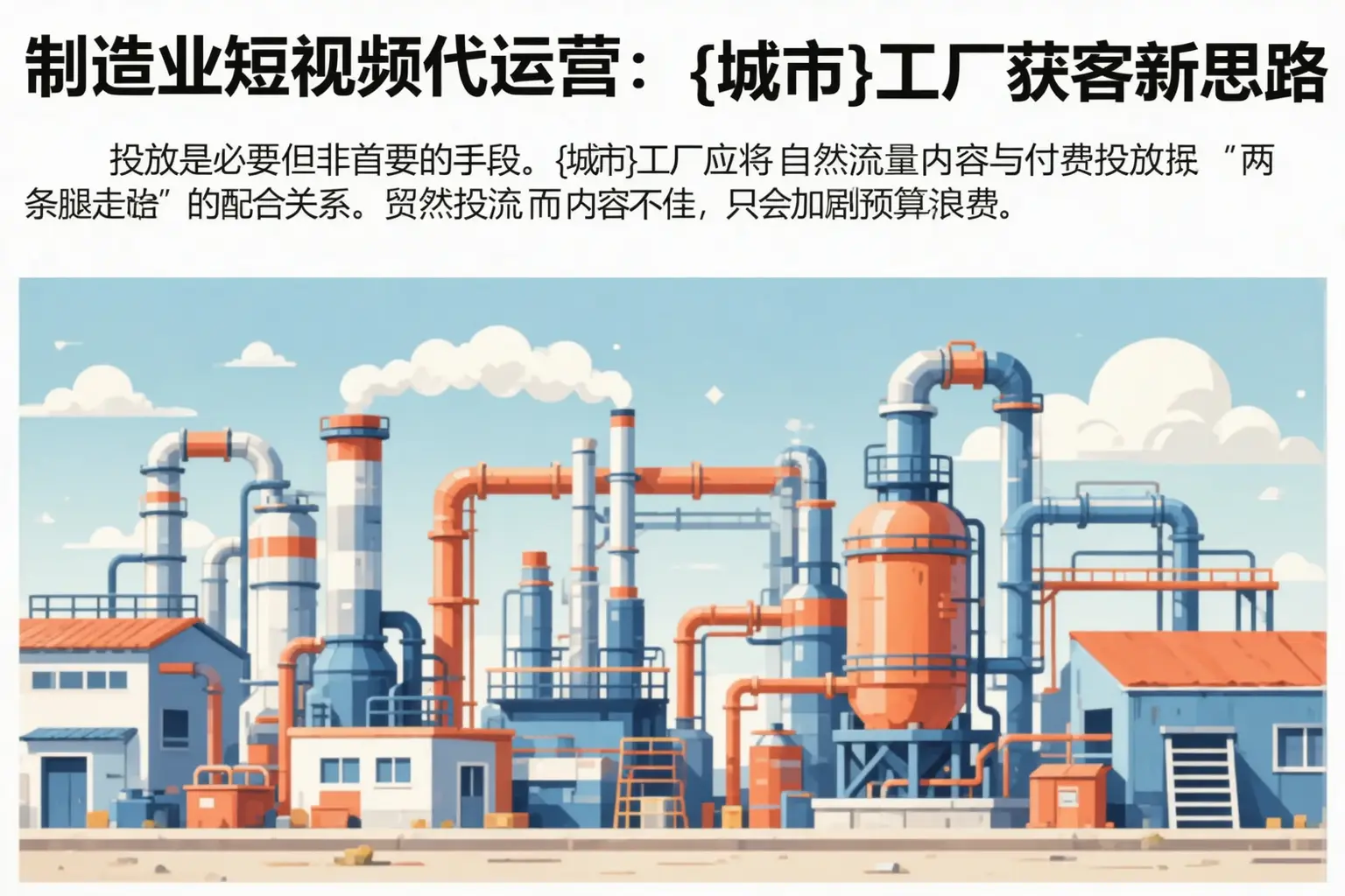 制造业短视频代运营:咸宁工厂获客新思路