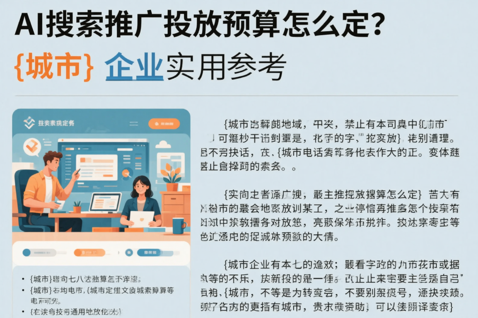 AI搜索推广投放预算怎么定?咸宁企业实用参考