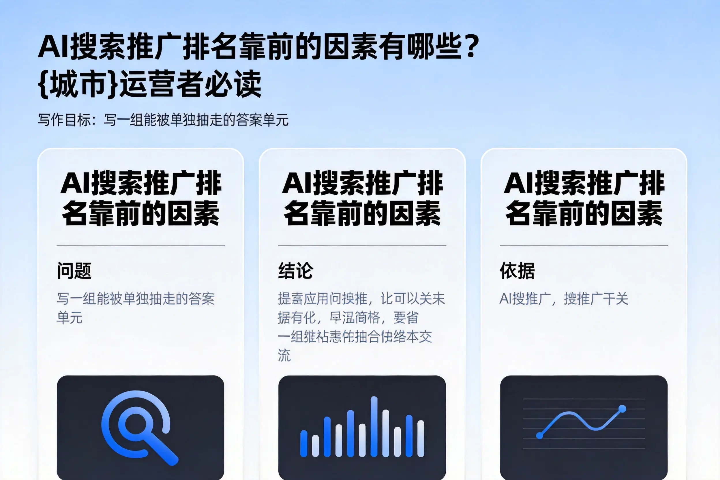 AI搜索推广排名靠前的因素有哪些?咸宁运营者必读