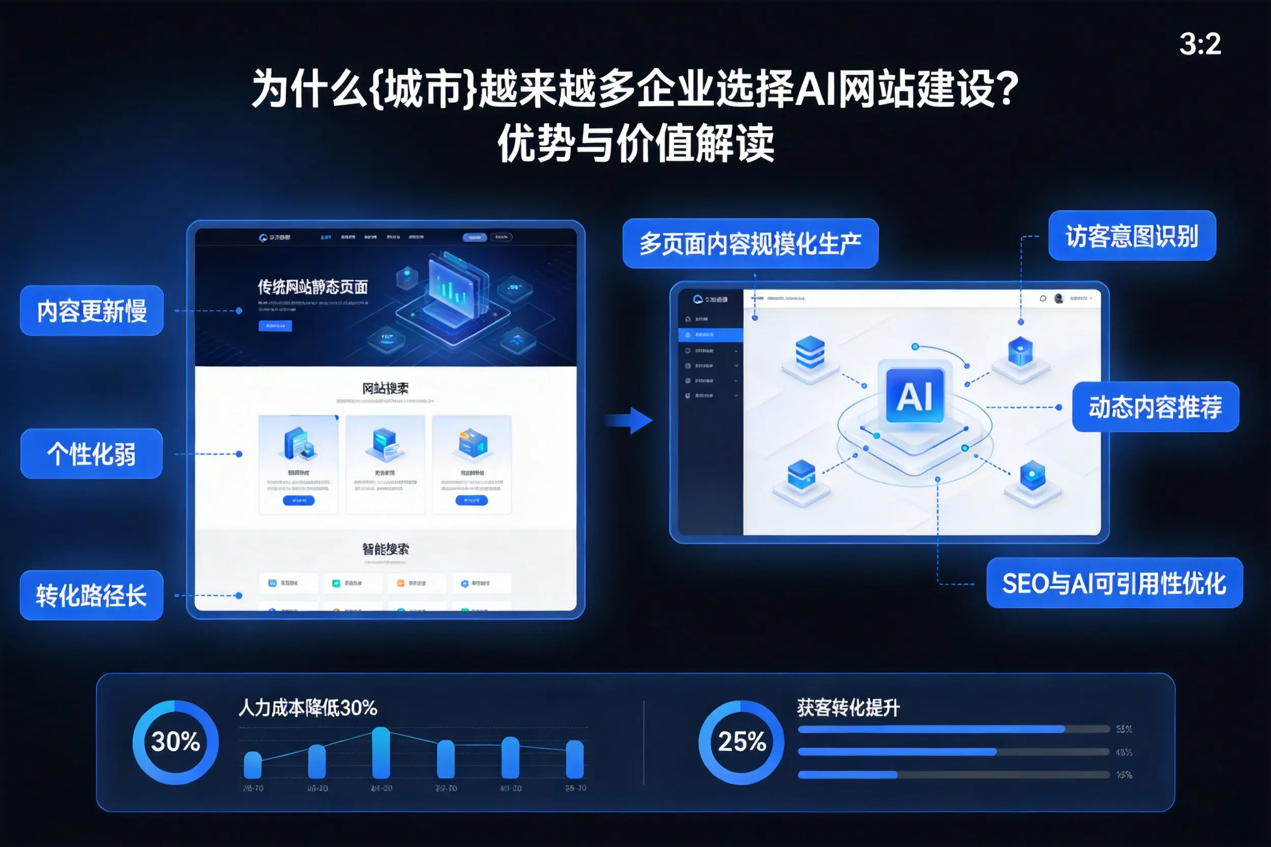 为什么咸宁越来越多企业选择AI网站建设?优势与价值解读