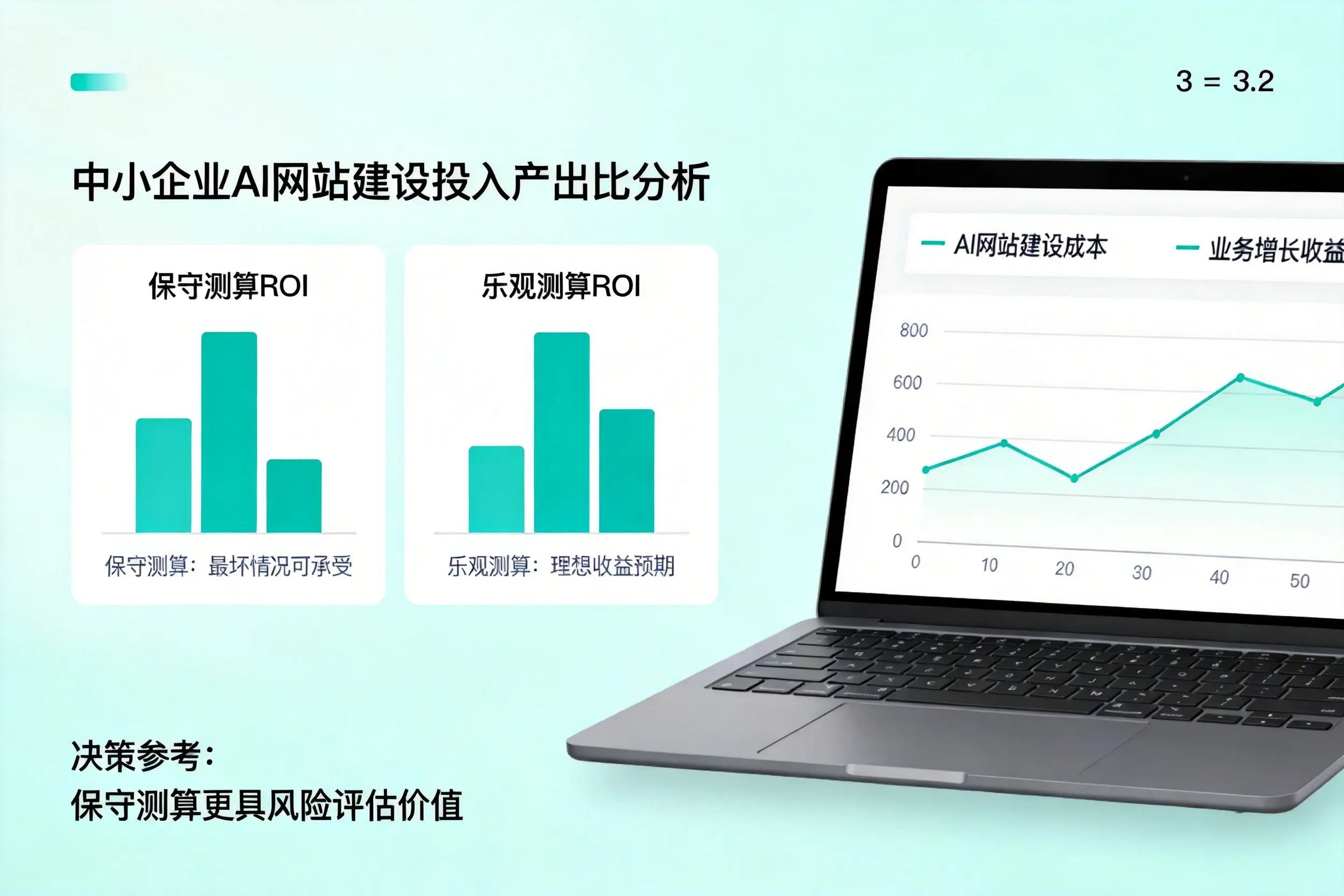 咸宁中小企业AI网站建设投入产出比怎么算？先看这份分析