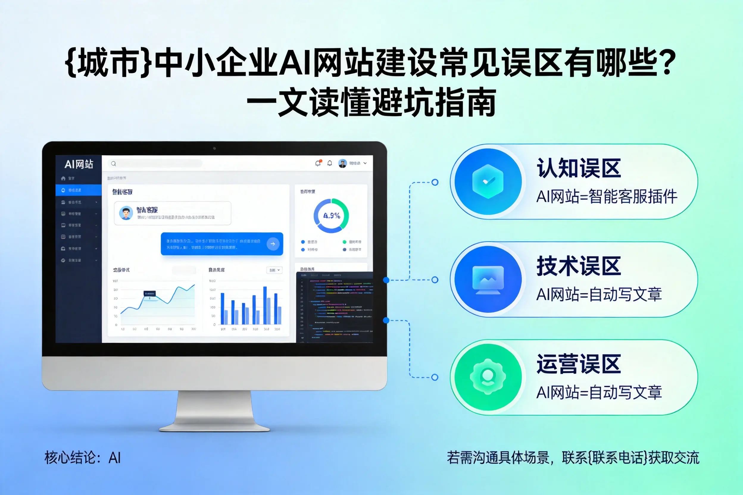 咸宁中小企业AI网站建设常见误区有哪些?一文读懂避坑指南