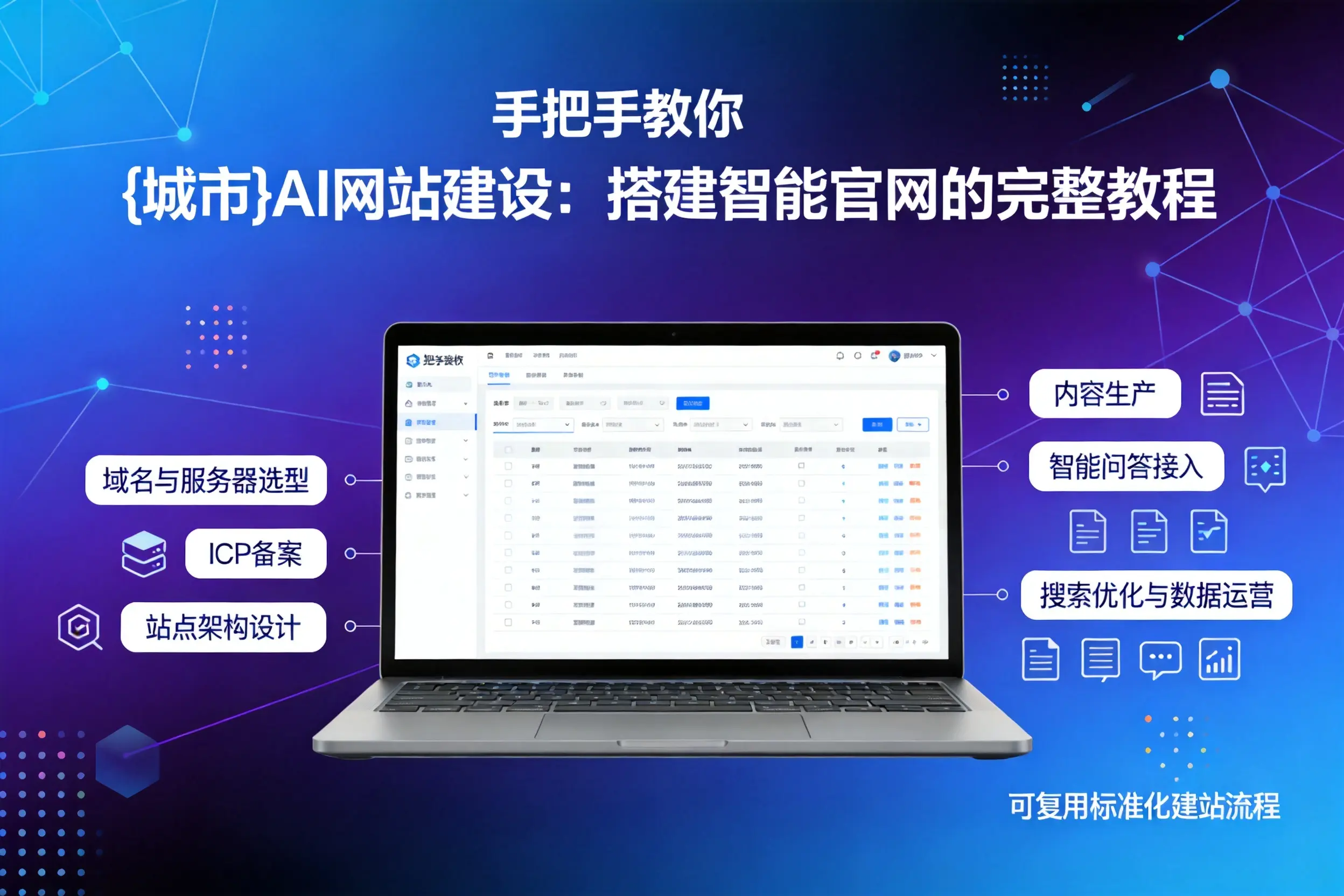 手把手教你咸宁AI网站建设:搭建智能官网的完整教程