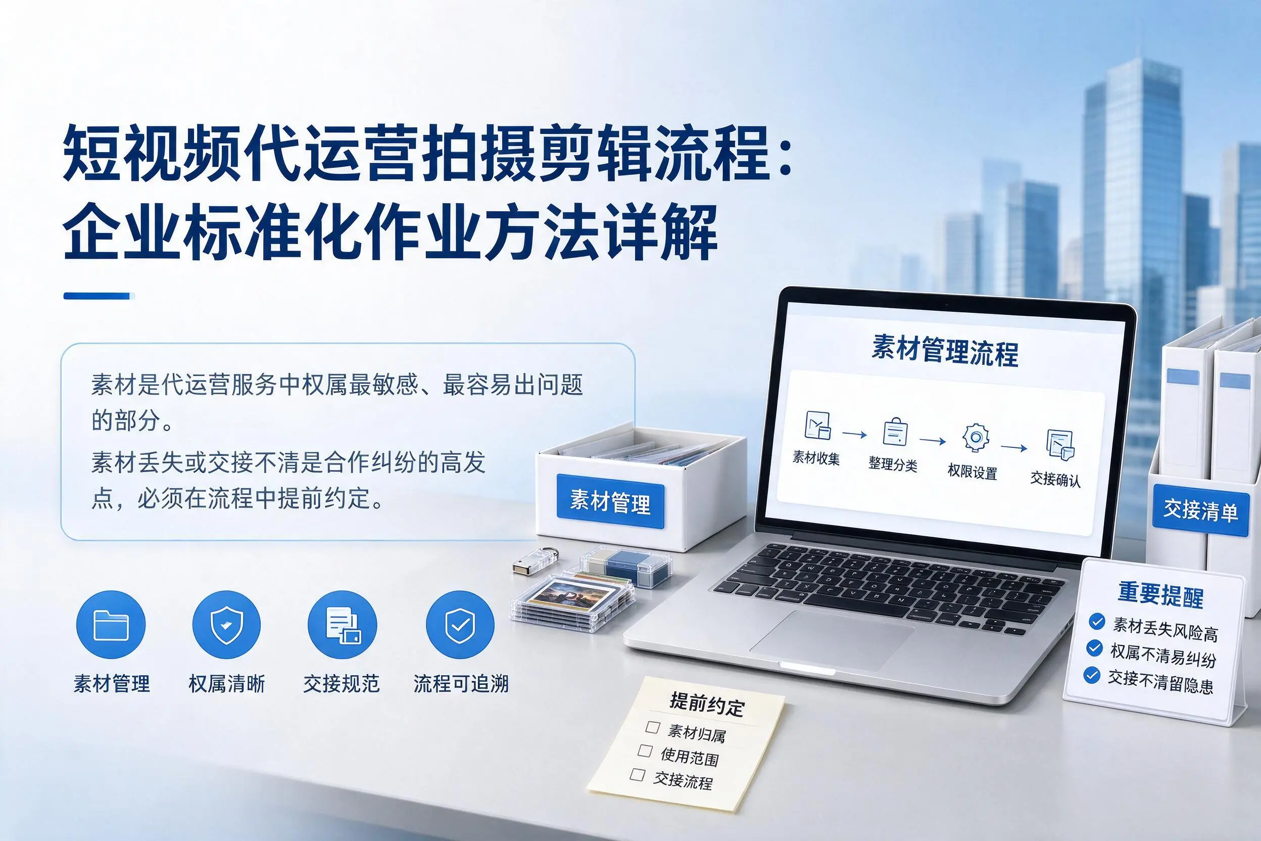 短视频代运营拍摄剪辑流程:咸宁企业标准化作业方法详解