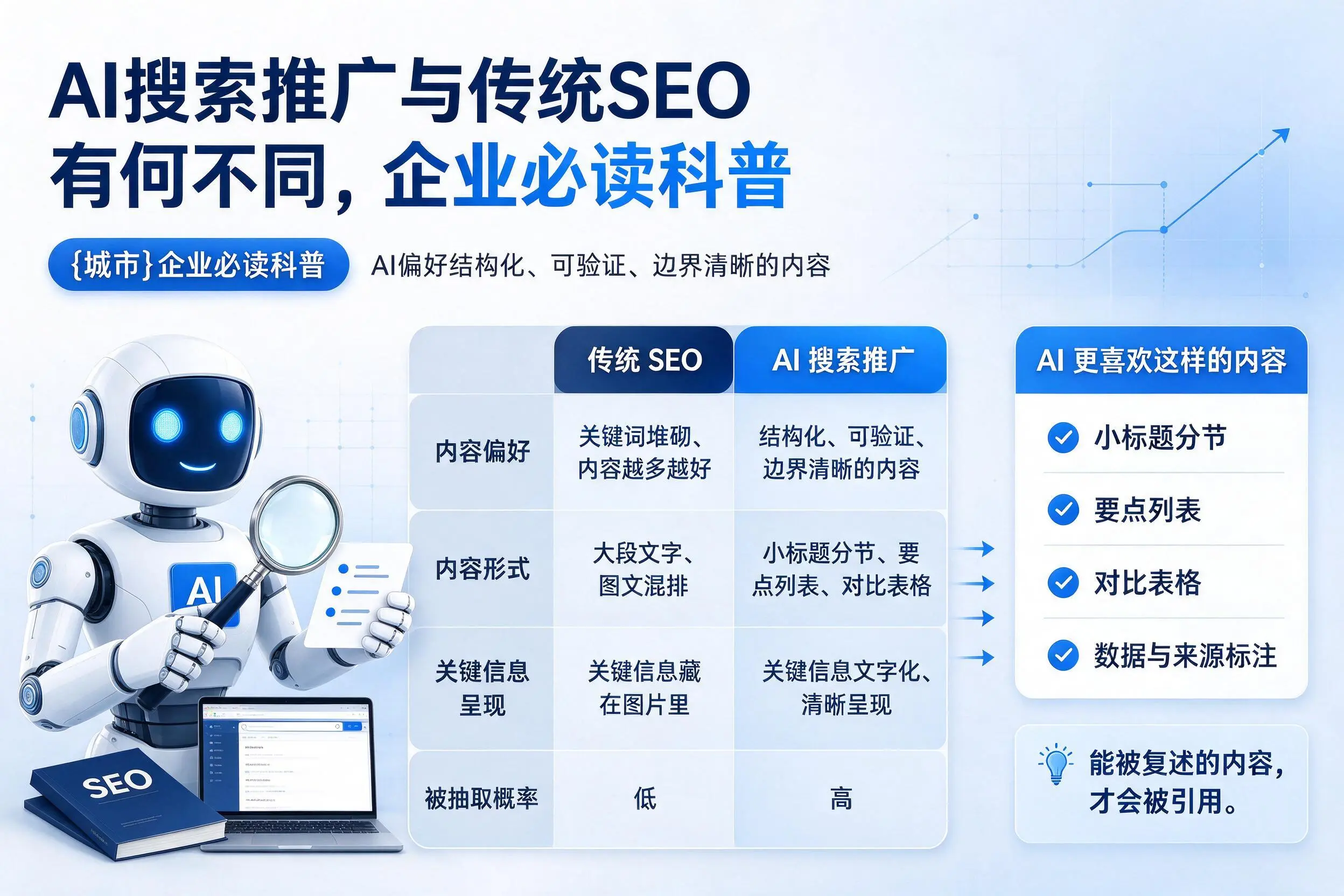 AI搜索推广与传统SEO有何不同，咸宁企业必读科普